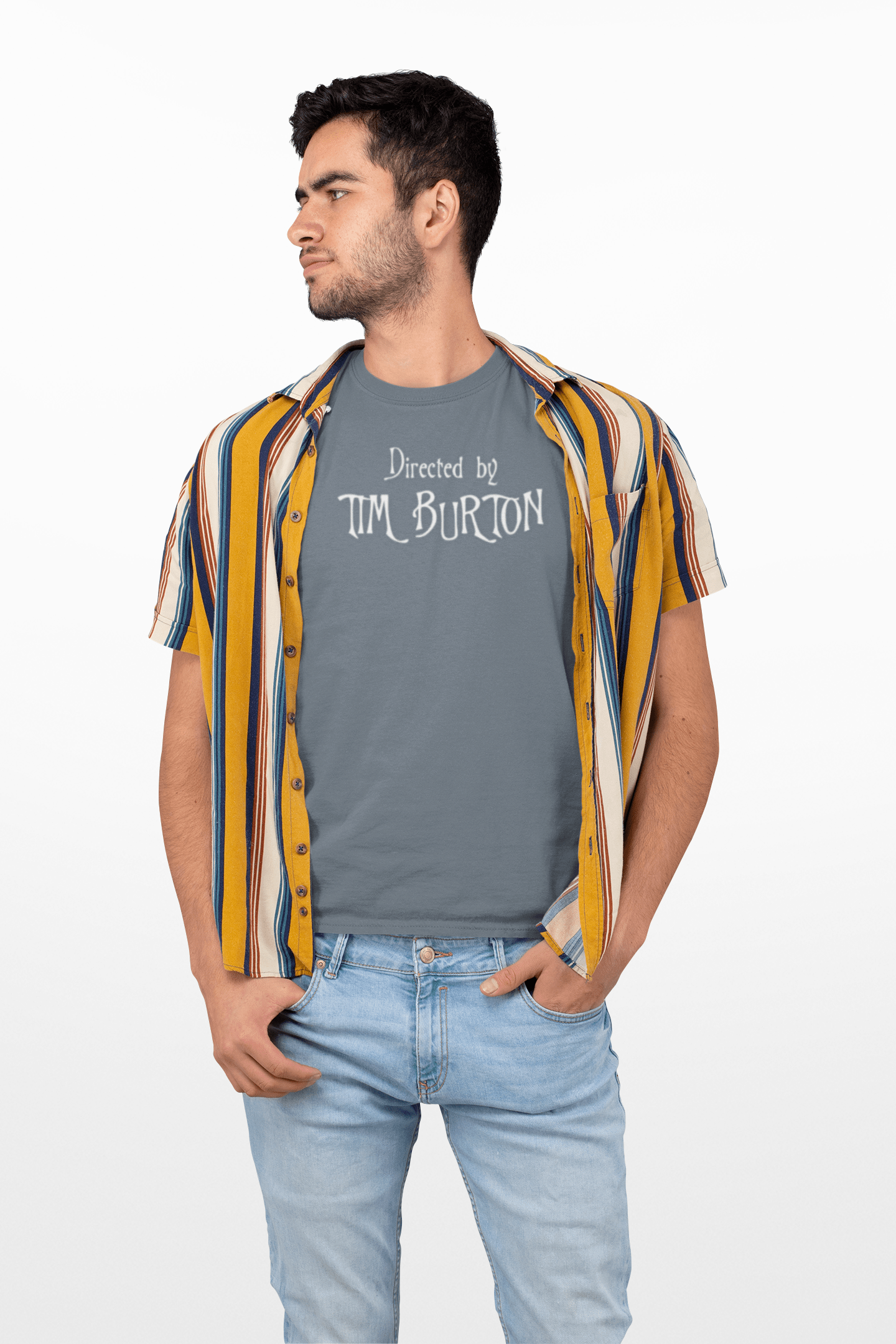 Tim Burton - Camiseta gris - Retro Cool