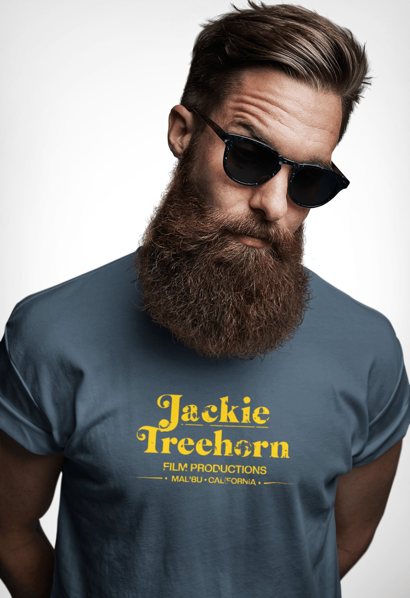Gran Lebowski 'Jackie Treehorn' - Camiseta azul - Retro Cool