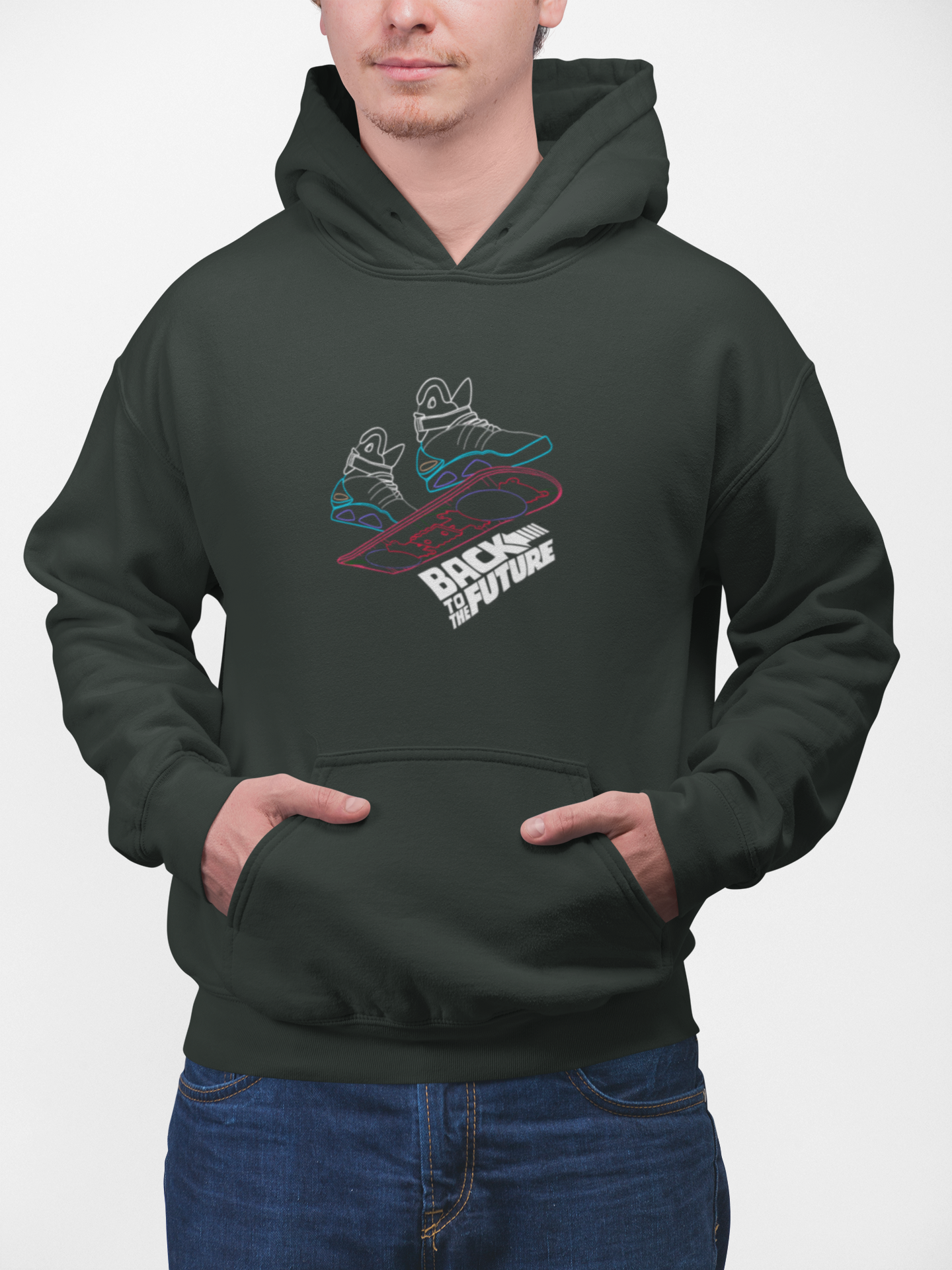 Regreso al futuro 'Aeropatín' - Sudadera negra