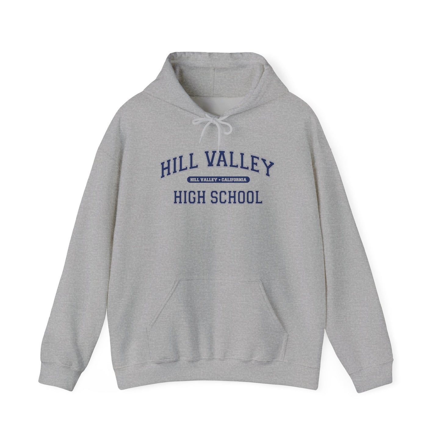 Hill Valley High School Hoodie — Retro Vintage School Spirit Sweatshirt - Retro Cool