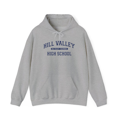 Hill Valley High School Hoodie — Retro Vintage School Spirit Sweatshirt - Retro Cool