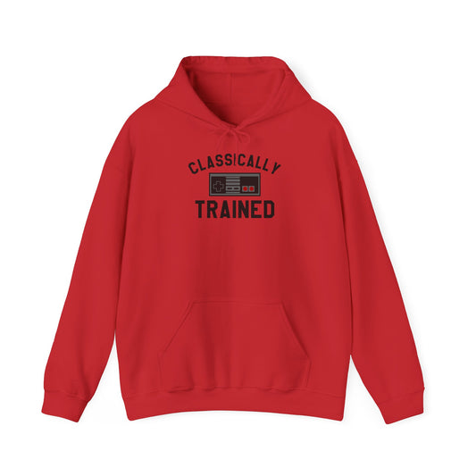 Classically Trained - Sudadera roja con capucha - Retro Cool