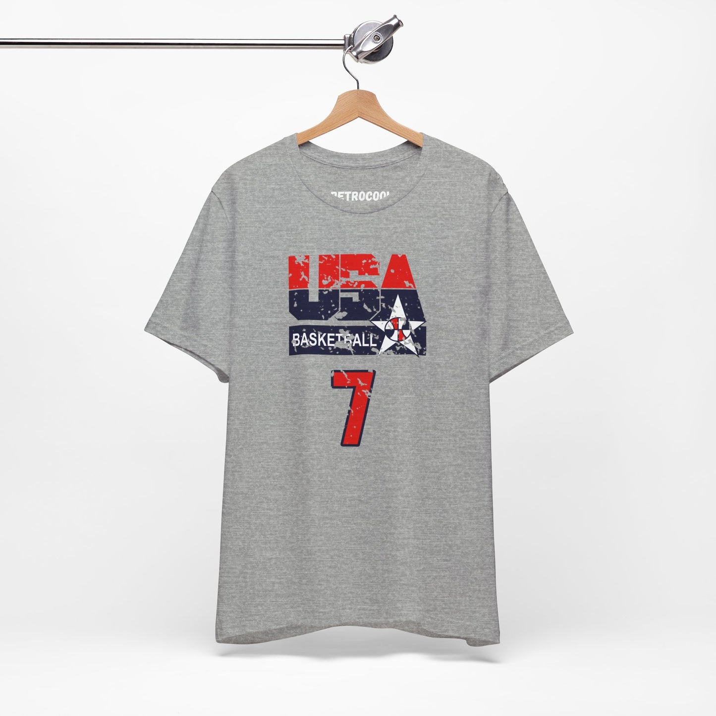 Dream Team 'Larry Bird' - Camiseta gris - Retro Cool