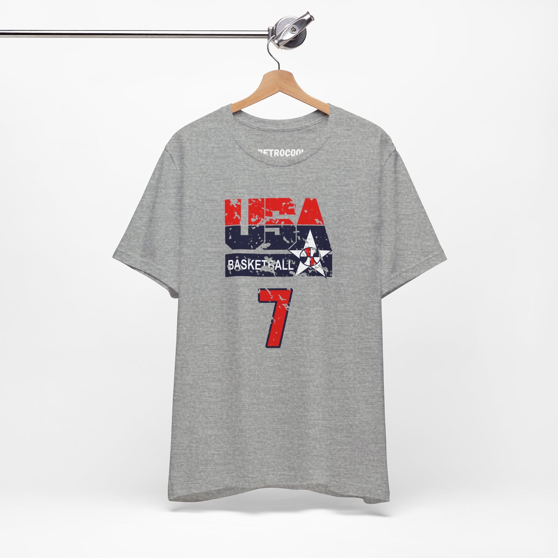 Dream Team 'Larry Bird' - Camiseta gris - Retro Cool