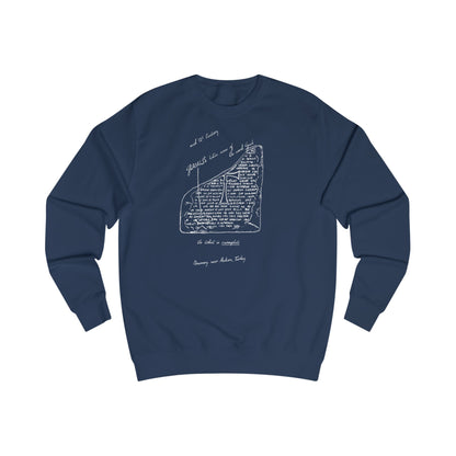 Indiana Jones 'Tabla del grial' - Sudadera azul - Retro Cool