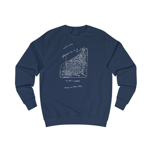 Indiana Jones 'Tabla del grial' - Sudadera azul - Retro Cool