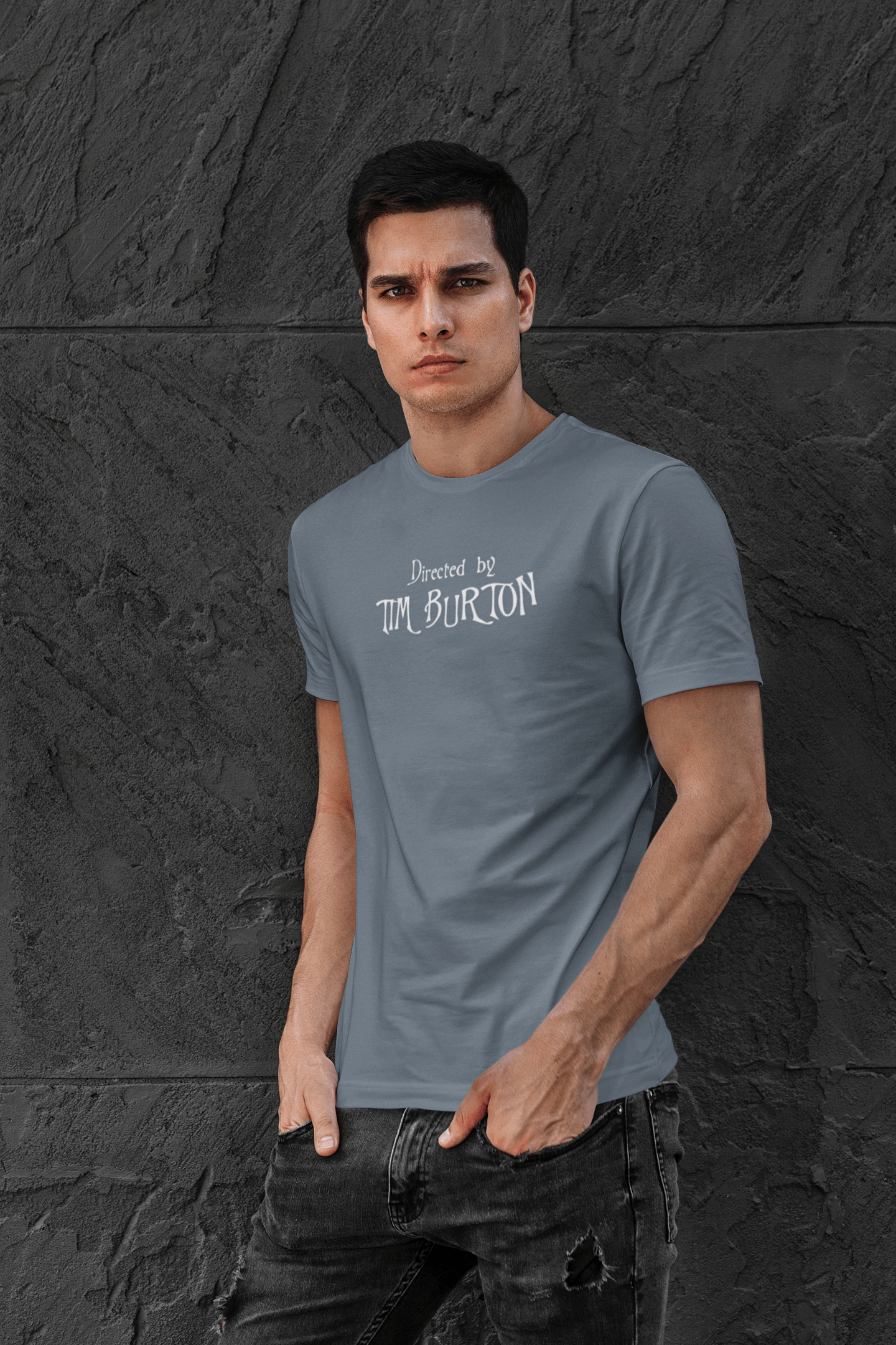 Tim Burton - Camiseta gris - Retro Cool