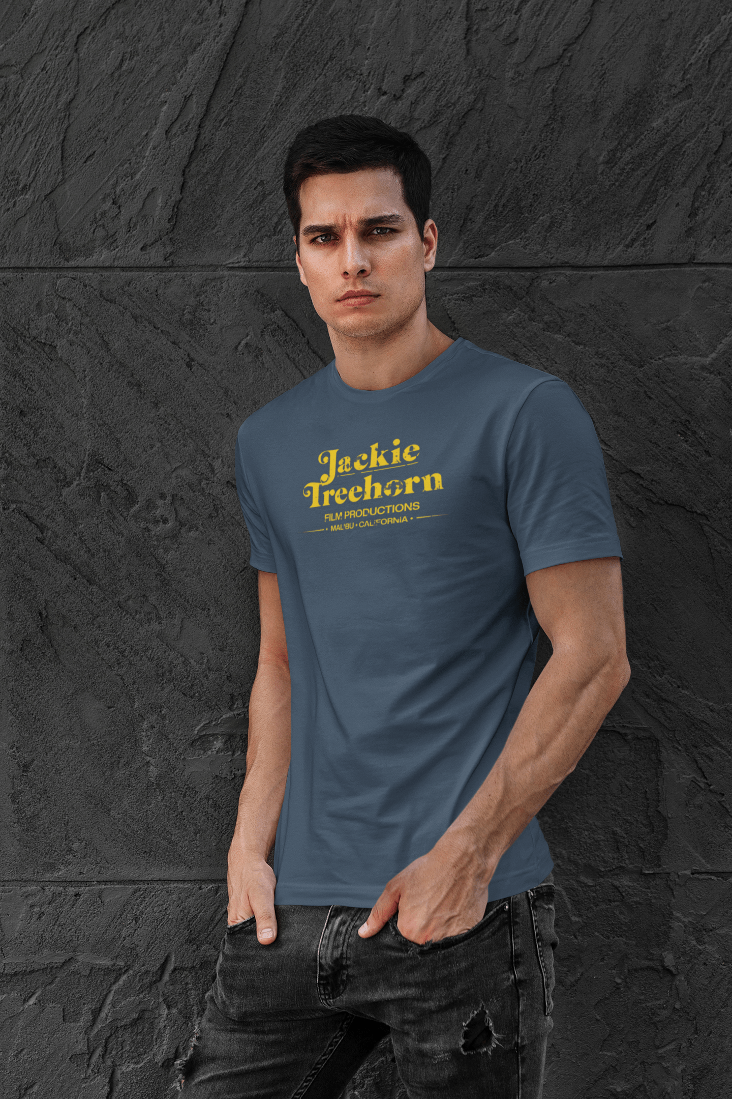 Gran Lebowski 'Jackie Treehorn' - Camiseta azul - Retro Cool