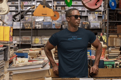 Music by John Williams - Camiseta azul - Retro Cool