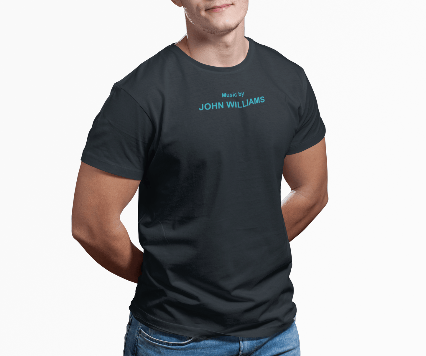 Music by John Williams - Camiseta azul - Retro Cool