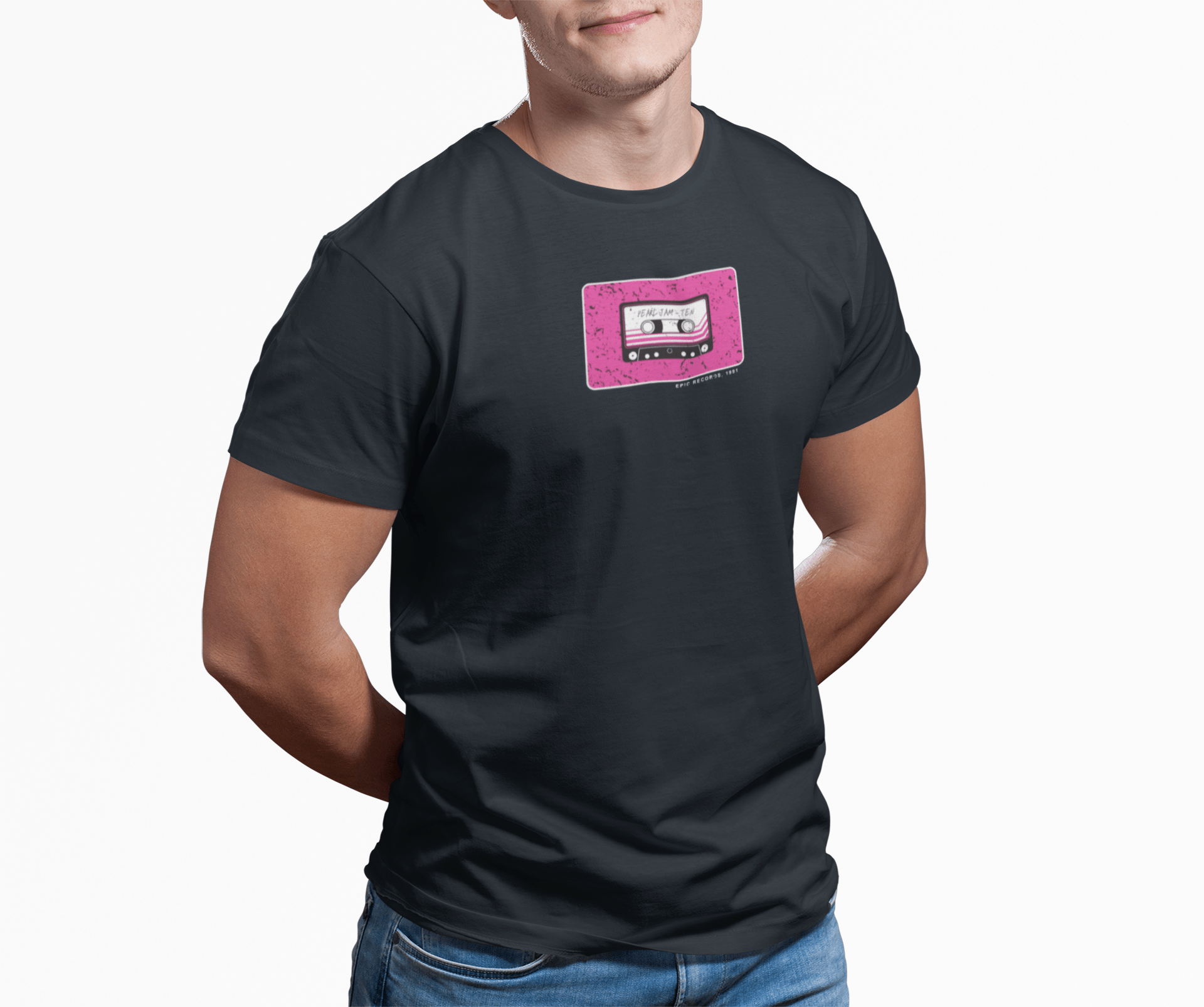 Pearl Jam 'Ten' - Camiseta azul - Retro Cool