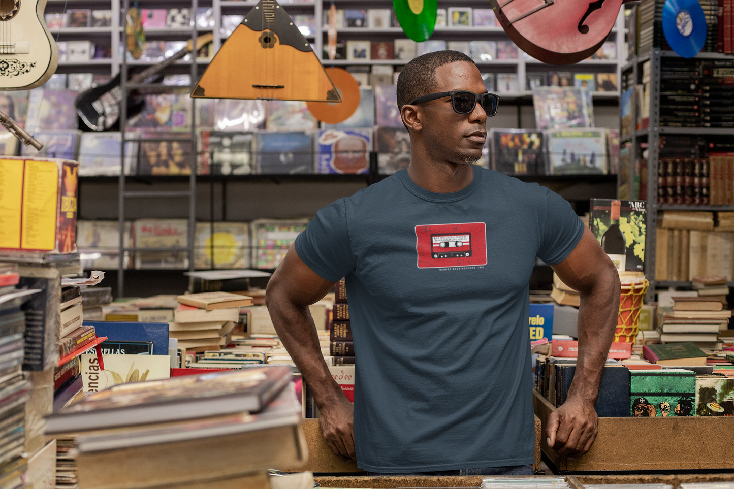 Red Hot Chili Peppers 'blood sugar sex magic' - Camiseta azul