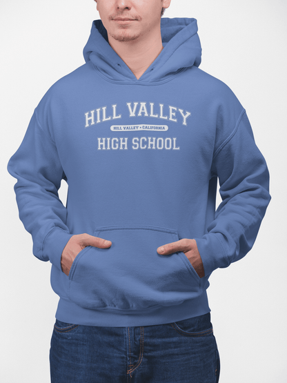 Regreso al Futuro 'Hill Valley' - Sudadera azul con capucha - Retro Cool