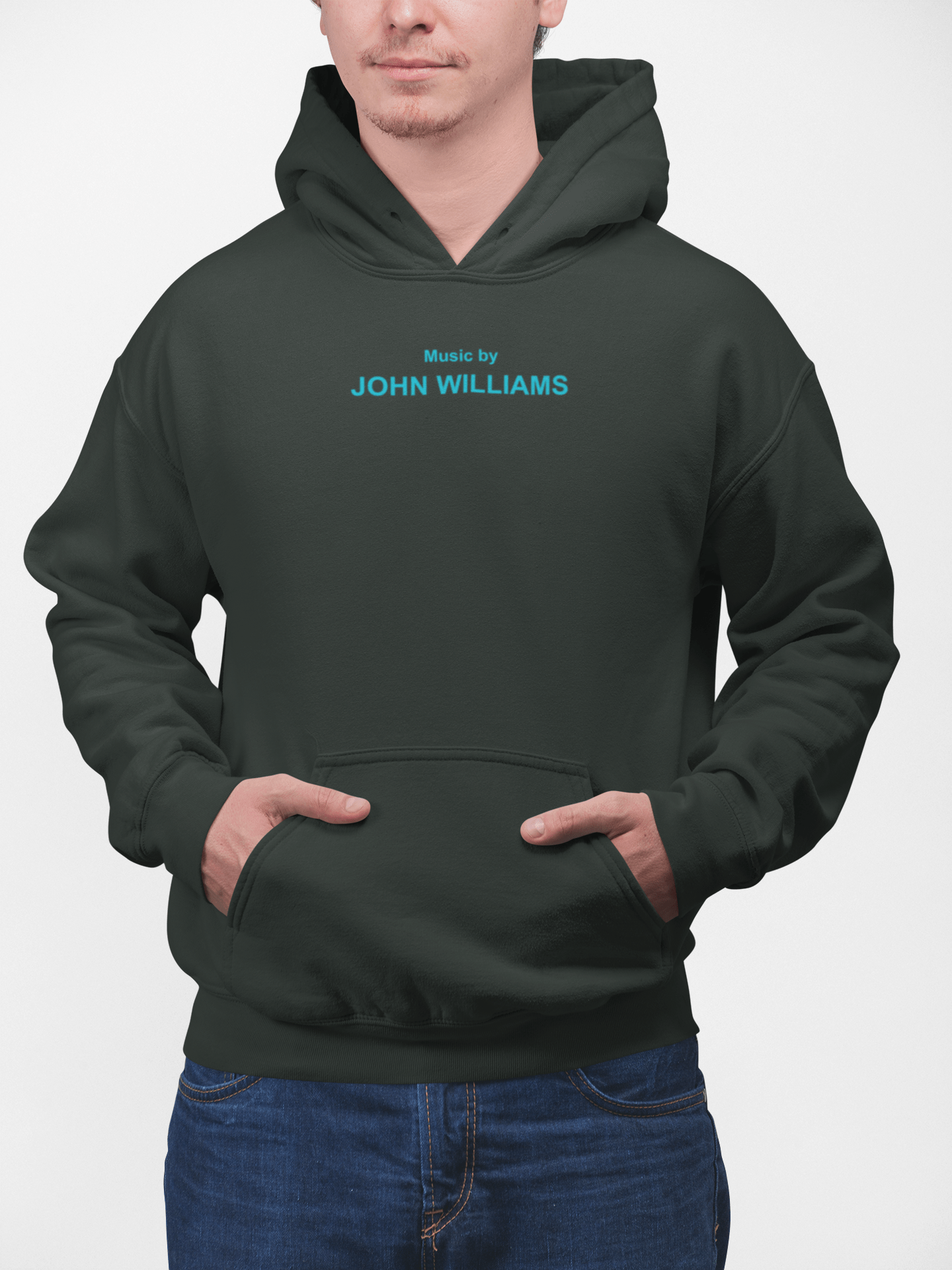 Music by John Williams - Sudadera negra con capucha - Retro Cool