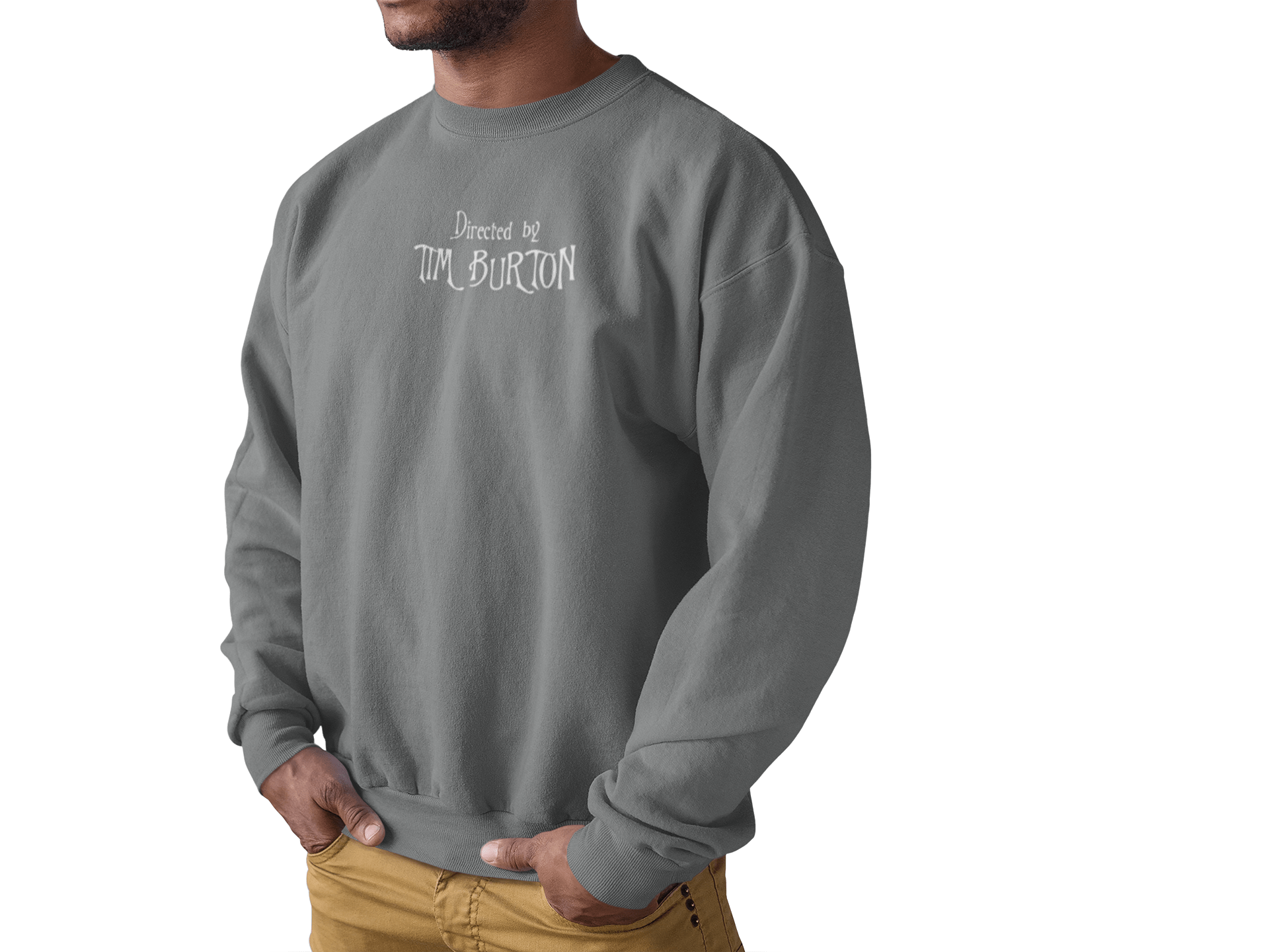 Directed by Tim Burton - Sudadera gris - Retro Cool