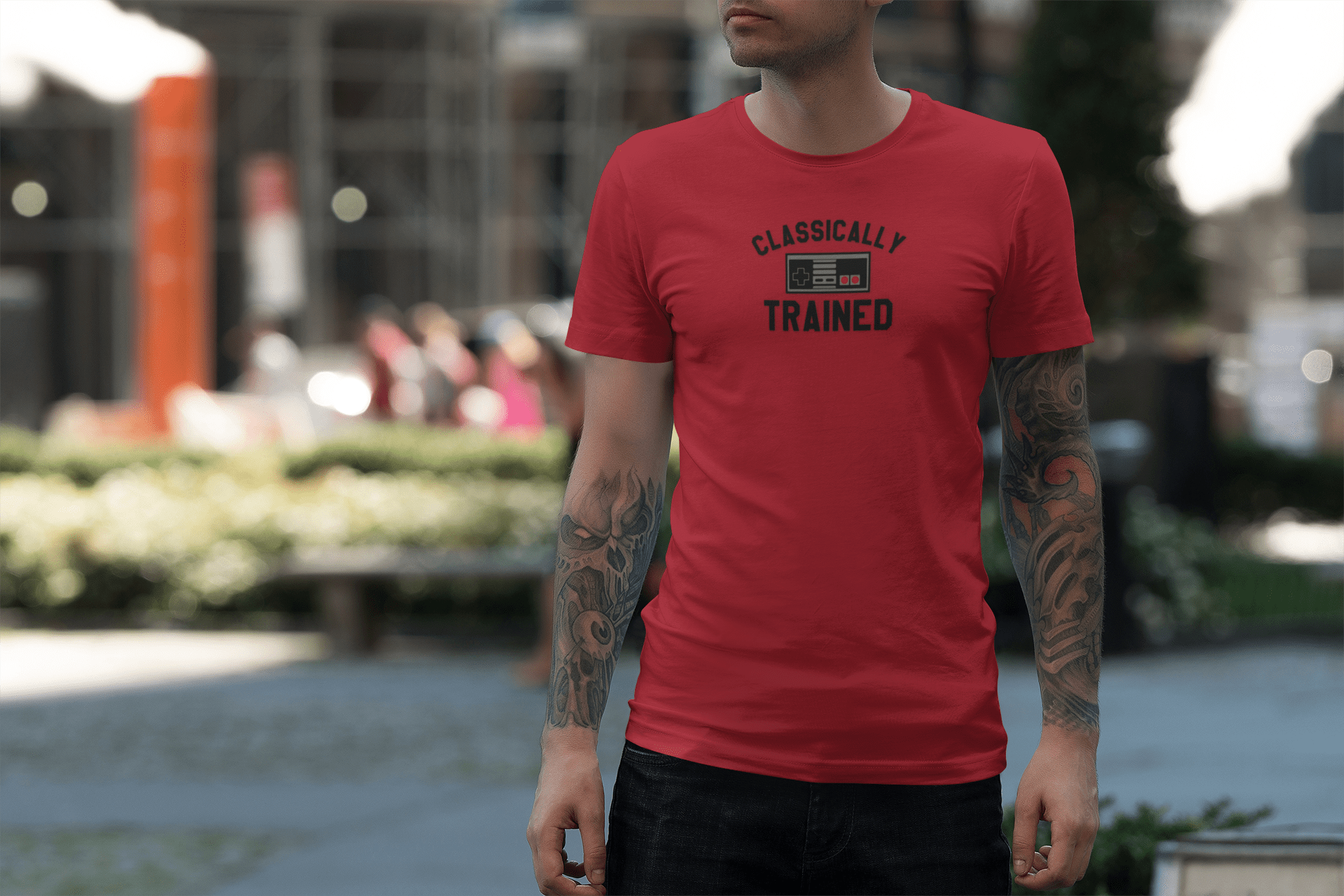 Classically Trained - Camiseta roja - Retro Cool