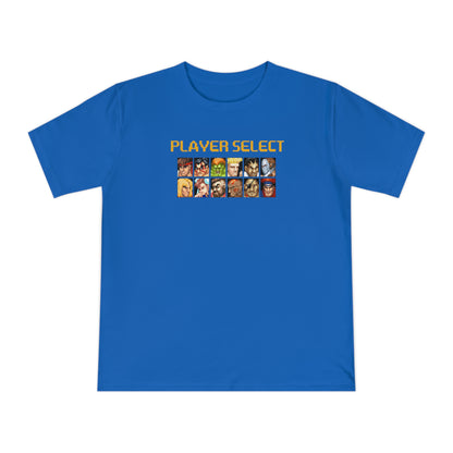 Street Fighter 2 'Player Select' - Camiseta azul
