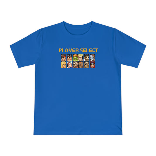 Street Fighter 2 'Player Select' - Camiseta azul