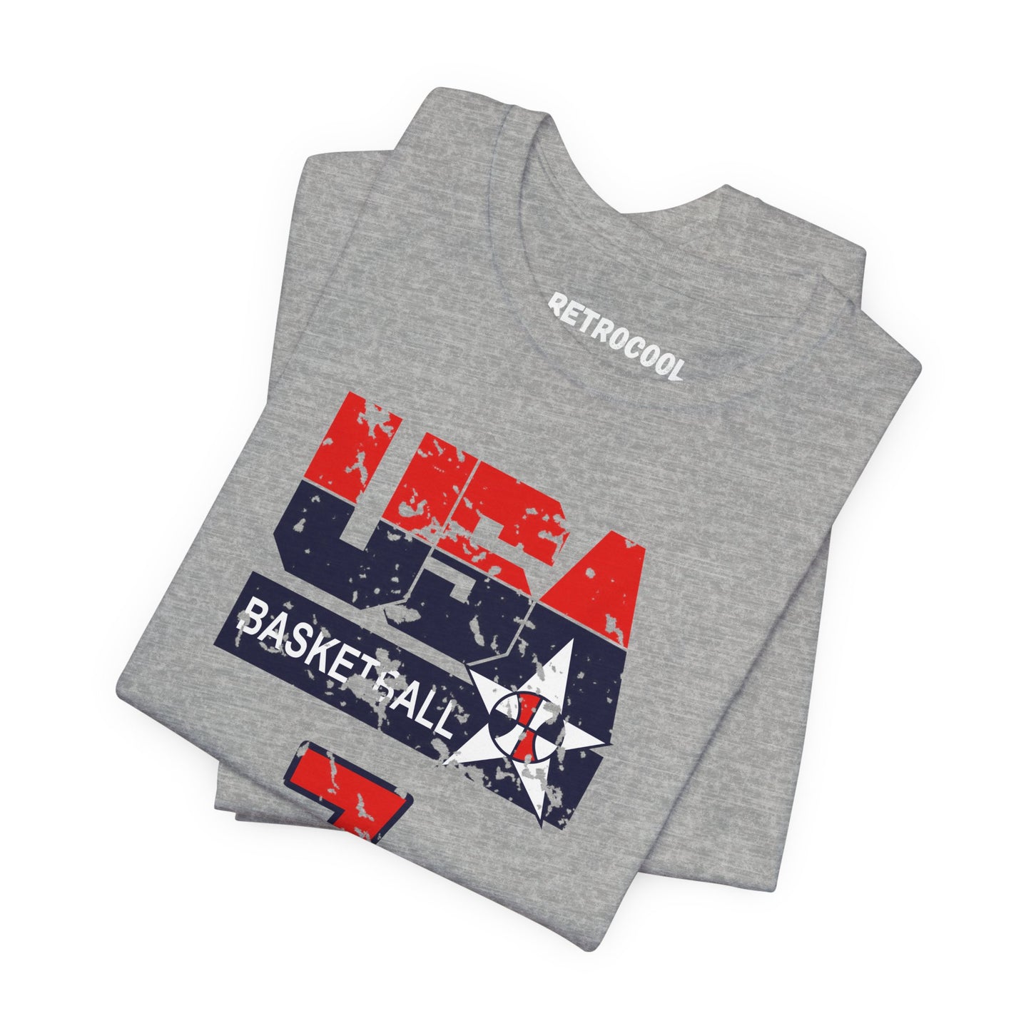 Dream Team 'Larry Bird' - Camiseta gris - Retro Cool