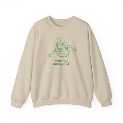 Cazafantasmas 'Who you gonna call' - Sudadera beige - Retro Cool