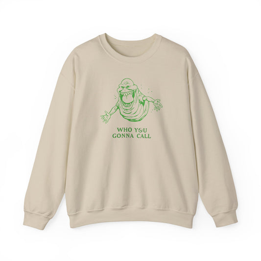 Cazafantasmas 'Who you gonna call' - Sudadera beige