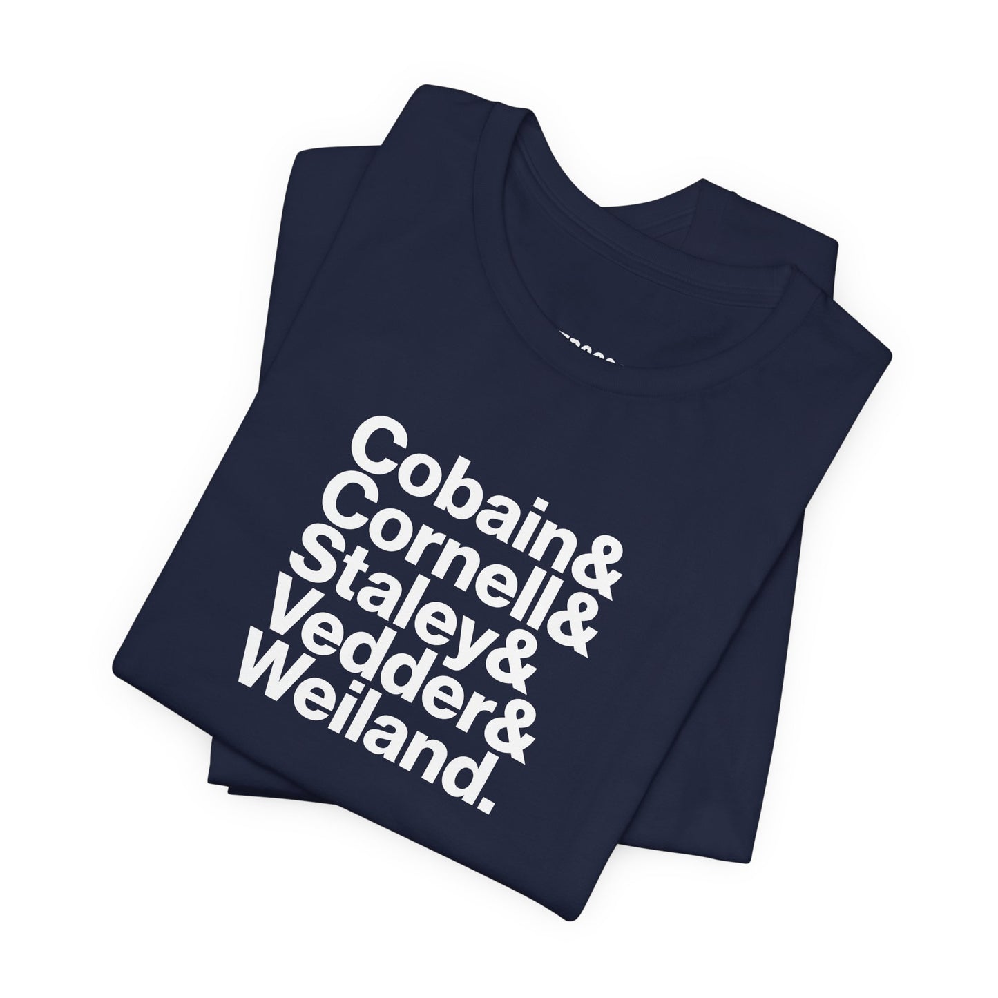Cobain, Cornell, Staley, Vedder & Weiland - Camiseta azul - Retro Cool
